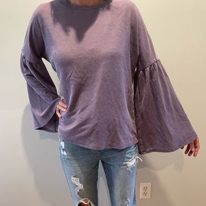 Purple Henley flare from Target
